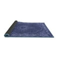 thumbnail image 2 of Ahgly Company Indoor Round Medallion Blue Traditional Area Rugs, 8' Round, 2 of 4