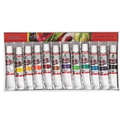 Maries Artist Gouache Paint Sets - Highly Pigmented Gouache for Painting, Artists, Illustrators & Designers - Set of 12 Assorted Color Tubes (12mL/0.4oz)