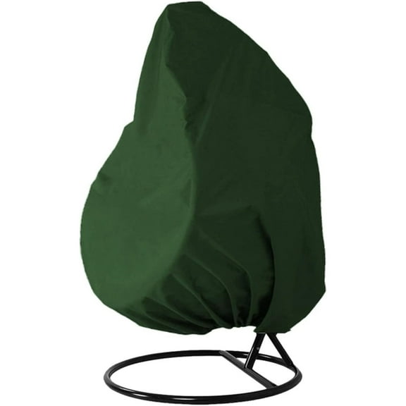 UOSIA Egg Chair Cover, Patio Hanging Chair Cover Waterproof, 420D Oxford Heavy Duty,Green