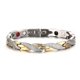 thumbnail image 3 of Pulsera Pareja Terapia Magnética Twisted Dragon Desmontable (plata/oro), 3 of 8