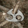 thumbnail image 1 of Camping Tripod Board - Turn Branches into a Campfire Tripod, Stainless Steel Campfire Support Plate with Adjustable Chain for Hanging Cooking Utensils, 1 of 5