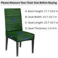 thumbnail image 3 of Grass Plants Chair Covers for Dining Room Set of 4, Washable Spandex Parsons Slipcovers, Removable Kitchen Chair Cover, Stretch Seat Protector for Home Party Hotel, 3 of 6