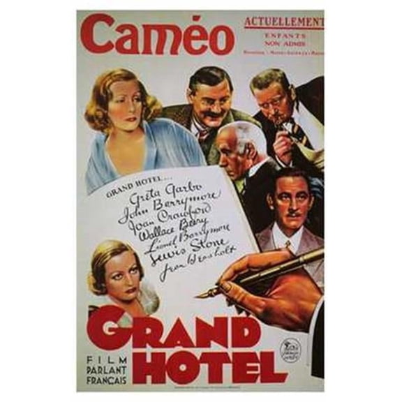 Posterazzi MOV257690 Grand Hotel Movie Poster - 11 x 17 in.