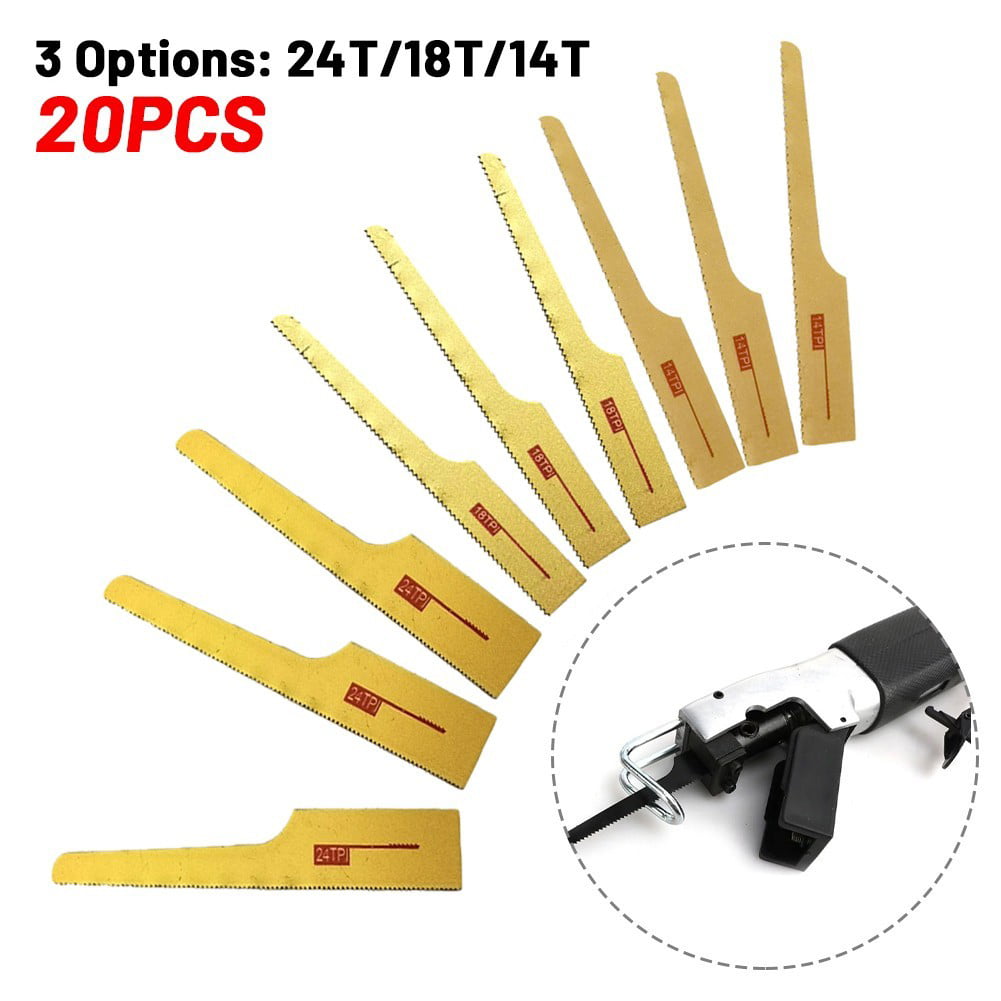 20* Reciprocating Air Body Saw Hacksaw Blades \Cutting Blade Cut Off Tool Useful 