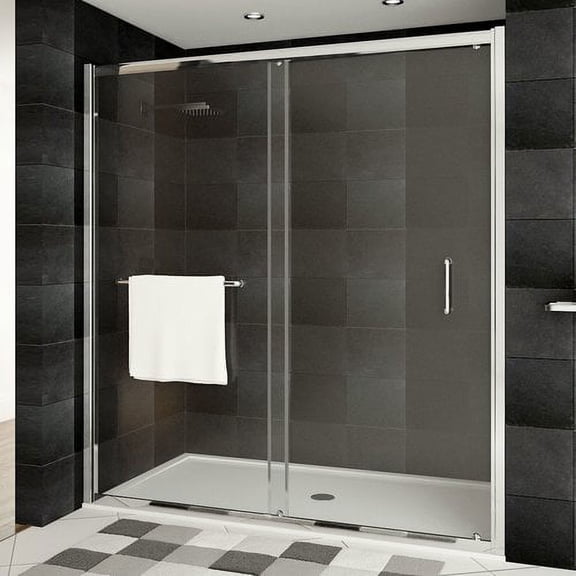 LessCare Ultra-A 30.75'' x 76'' Bypass Sliding Shower Door