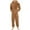 Brown Mens Outfits Sets, variant on Juebong Fleece Overalls Mens Pajamas Trendy Fuzzy Hooded Jumpsuits Loungewear Long Sleeve Zip Up Plush Winter Comfy Rompers White,XL