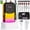 YELLOW, variant on LIMEGIRL Professional Electric Nail Drill Kit 45000RPM Portable Cordless Rechargeable Nail E-File Machine with 6 Drill Bits and Base for Acrylic Gel Nails