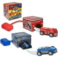 thumbnail image 1 of Stomp Rocket Rescue Racers, Police Car & Fire Truck, 1 of 6