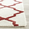 thumbnail image 4 of SAFAVIEH Cambridge Liam Geometric Wool Runner Rug, Ivory/Rust, 2'6" x 8', 4 of 7