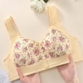 thumbnail image 3 of Aofany Women's Front Button Closure Bras Comfort Full Coverage Bra Senior Front-Closing Wirefree Bras, 36B/C-46B/C, 3 of 6