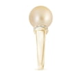 thumbnail image 3 of ANGARA Golden South Sea Cultured Pearl Collar Ring with Diamonds in 14K Yellow Gold for Women | June Birthstone, Birthday, Anniversary, Jewelry Gift for Women | Pearl Ring, 3 of 9