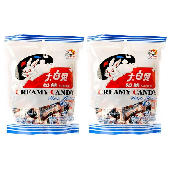 White Rabbit Creamy Milk Candy 6.3 Oz. (Pack of 2)