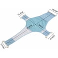 thumbnail image 2 of Soporte de baño para bebé, hamaca de baño para bebé, soporte de asiento de baño ajustable antideslizante, cojín de malla para bañera, ducha de seguridad para recién nacidos de 0 a 8 meses, 2 of 5