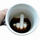 thumbnail image 3 of Creative Design White Finger Mug 300ml Capacity, 3 of 3