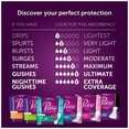 thumbnail image 2 of Poise Incontinence Pads, Moderate Absorbency, Regular, 66 Count, 2 of 14