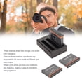 thumbnail image 4 of Action Camera Battery , Portable Professional Overcharge  3 Slots Camera  High Efficiency  For Action Camera Accessories, 4 of 8