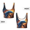 thumbnail image 6 of Sports Bra For Women, Cool Dolphin Sports Bras For Women High Support, Workout Tank Tops Woman With Removable Cups, 6 of 8