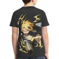 thumbnail image 2 of My Hero Academia Denki Kaminari Kids T-Shirt 3d Printed Graphic T-Shirts Boys And Girls Short Sleeve Shirts For Youth Kids X-Small, 2 of 7