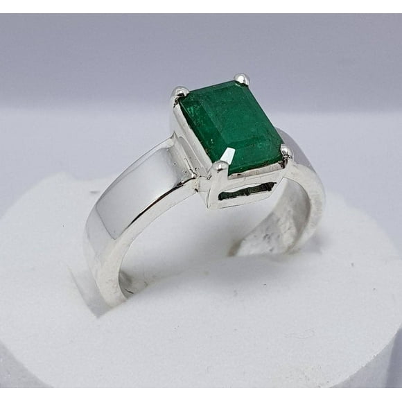 Natural Emerald Ring Unheated Untreated Green Emerald Ring Swat rich green Emerald stone Swati Emerald Ring real Emerald Ring Shia Ring