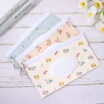 thumbnail image 3 of Bolsa de toallitas húmedas EVA para bebé, funda portátil con tapa, correa a presión, reutilizable, recargable, caja de pañuelos útiles para cosméticos, 3 of 5