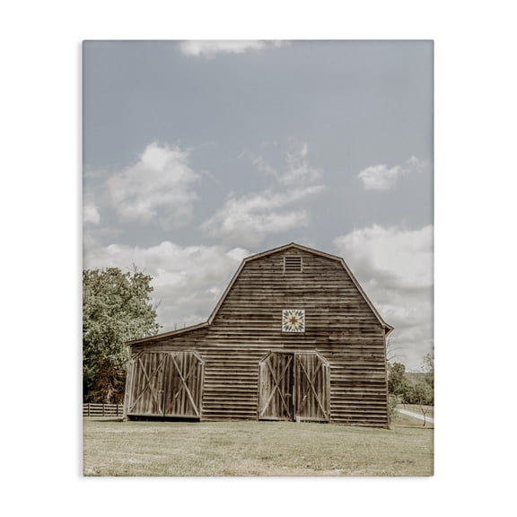 Stupell Industries Rustic Lodge Peaceful Country Barn Farmland Canvas Art, 24 x 30, by Jennifer Rigsby