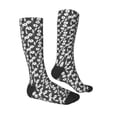 thumbnail image 3 of Fotbe Tulips Flowers print Women's Men's Novelty Crew Socks Cotton Socks Knee High Socks for Walking,Running,Nurses,Pregnancy, 3 of 9