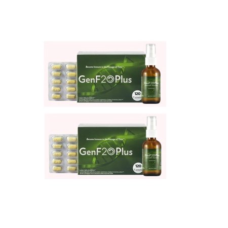 GenF20 Plus System - 2 Month Supply: 2 Boxes of GenF20 Plus, 2 Bottles of GenF20 Plus Spray!