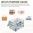 thumbnail image 6 of Yayeee Collapsible Cube Storage Bin with Lid Fabric Closet Decorative Basket with Handles, Cartoon Cute Cat, 6 of 7