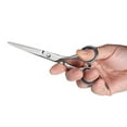 thumbnail image 3 of Tijeras para cortar cabello, tijeras profesionales para cabello de 6,5 pulgadas, tijeras de peluquero con borde de afeitar para mano derecha, salón, 3 of 5