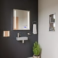 thumbnail image 6 of ALFI brand ABCO108 16" Small Rectangular Solid Concrete Gray Matte Wall Mounted Bathroom Sink, 6 of 9