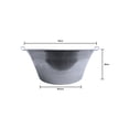 thumbnail image 2 of Cazo de Acero Galvanizado 65 cm, ideal para carnitas, plátanos fritos, papas a la francesa, buñuelos, donas, churros, elotes, botanas y más., 2 of 6