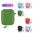 thumbnail image 4 of Audífonos Funda protectora de silicona antipérdida para para Apple Airpods 1 2 (verde) Likrtyny  Para estrenar, 4 of 7