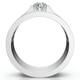 thumbnail image 3 of Pompeii 1/2ct Diamond Engagement Matching Wedding 14K White Gold Ring Set (G/H,I1), 3 of 5