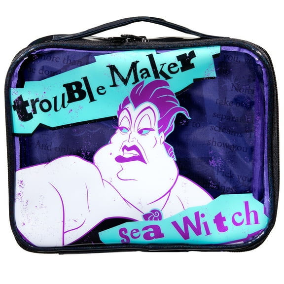 Wet n Wild Disney Villains. Ursula Makeup Bag, Troublemaker Sea Witch