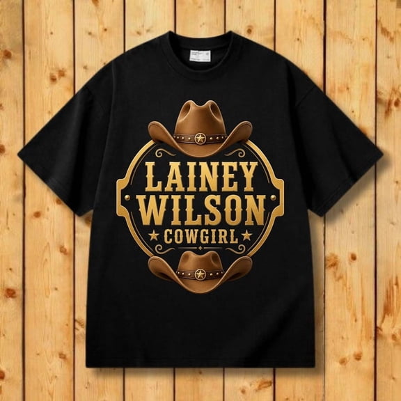 Lainey Wilson Black T Shirt Gift Concert T shirt Sizes S-5XL