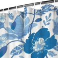 thumbnail image 3 of Pioneer Flower Floral Print Pattern Shower Curtain 72"x84" ,Bathroom Decorative Shower Curtains Set with 12 Hooks,Modern Waterproof Washable Shower Curtain, 3 of 6