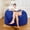 Blue, variant on Baxluxe 4FT Bean Bag Chair: Bean Bag with Velvet Cover, Fluffy and Comfy Bean Bag Chairs for Adults and Kids, Bean Bag Sofa Filled with High-Density Sponge for Gaming (Grey)