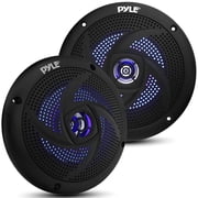 Pyle Water Resistant Vehicle Speakers, Black, 5.25 in, 2.58 lb