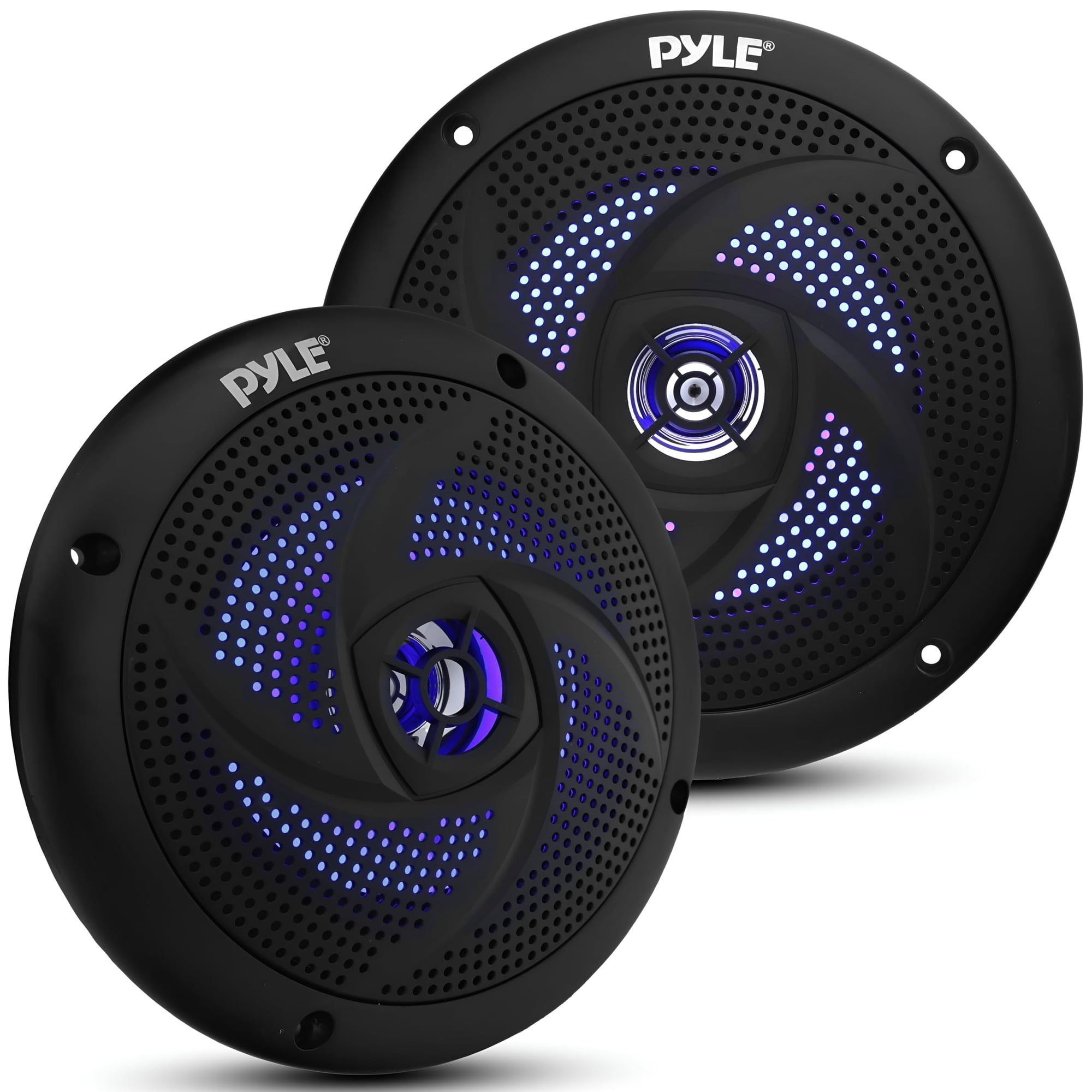 Pyle Water Resistant Vehicle Speakers, Black, 5.25 in, 2.58 lb