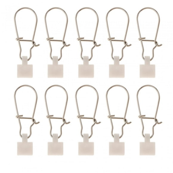 jinwen 10 Pieces Fishing Line Sinker Slides Fishing Tackle Sinker Weights Connector White