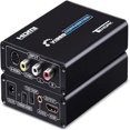 thumbnail image 1 of SDOTXA 3RCA AV CVBS Composite & S-Video R/L Audio to HDMI Converter Adapter Support 720P/1080P with 3RCA S-Video Cable  NES SNES N64   HDTV, 1 of 8