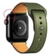 thumbnail image 1 of Correa de cuero para Apple watch Ultra, pulsera de muñeca de 49mm, 44mm, 40mm, 38mm, 42mm, 45/44mm, iWatch series 8, 7, 3, 4, 5, 6, se, 41mm/45mm, 1 of 4