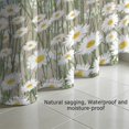 thumbnail image 5 of 72x72 Inch Fabric Shower Curtain Waterproof Polyester, Daisy Floral Print, 5 of 6