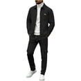 thumbnail image 3 of Zenithor Men's 2 Piece Outfits Winter Warm Long Sleeve Button-Up Shirts and Elastic Waist Cargo Pants Set for Commute Casual S-3XL, 3 of 7