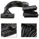 thumbnail image 4 of 2 pcs Dual Power Supply Adapter PSU Extension Cables, 24 18 AWG Pins, Used for Mining Gaming Motherboard ATX, 4 of 5
