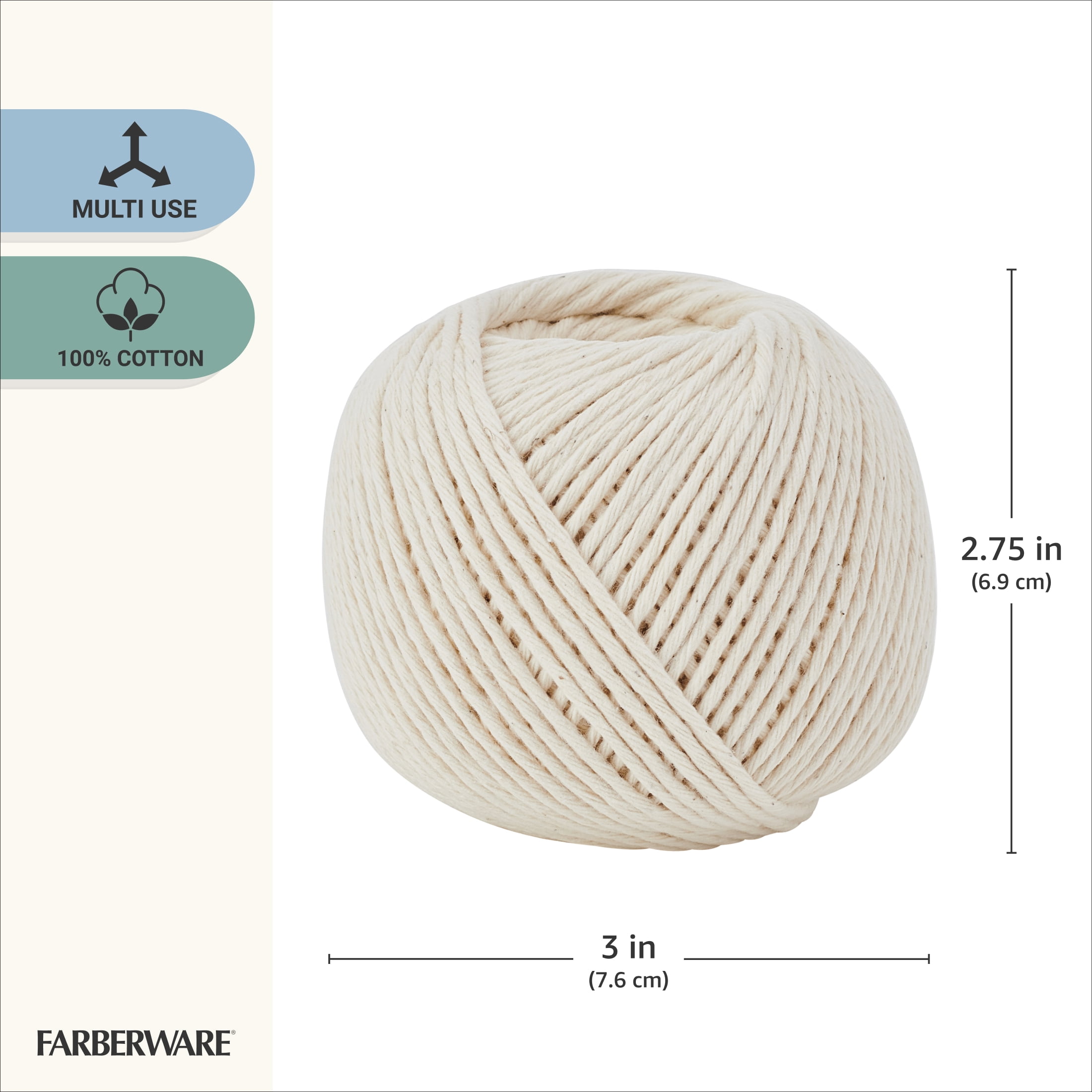 Farberware Professional 300-feet Cotton Cooking and Crafting Twine Ball