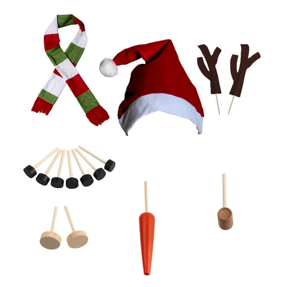 kjfeif Christmas Snowman Decorating Making Kit Outdoor Fun Christmas Winter Holiday Party Snowman DIY,Making Kit Decoration Gift,Suit for Boys & Girls 3-12 Years Old Birthday Gift