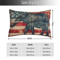 thumbnail image 2 of Sikiie Vintage American Flag Elephant Pillow Covers, Throw Pillow Case Cushion Covers,Cushion for Bedroom,Couch,Home-20"x30", 2 of 6