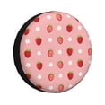 thumbnail image 1 of Fotbe Strawberries Funda de Llanta de Repuesto con Estampado, Engrosada, Ajuste Universal para Jeep, Remolque, RV, SUV, Camión-16 inch, 1 of 6