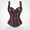 Purple, variant on IDALL Corset Tops for Women Shapewear Tummy Control Corset Top Gothic Bustier Cincher Underbust Vest Tank Top Embroidery Top Top Tummy Control Shapewear Shapewear Black L